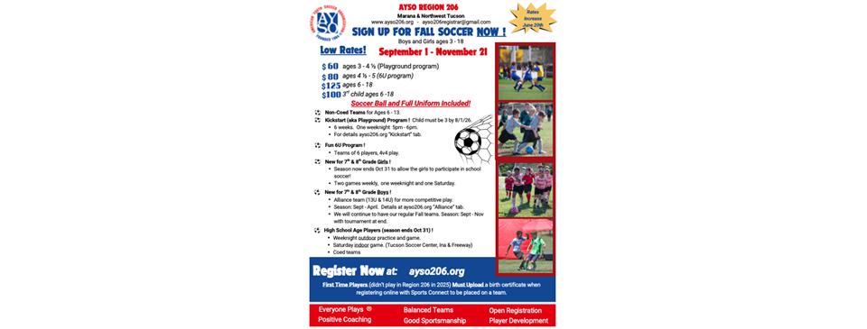Fall 2026 Registration